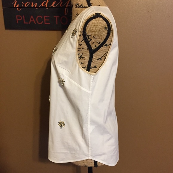 J. Crew Jeweled Blouse - Picture 4 of 7